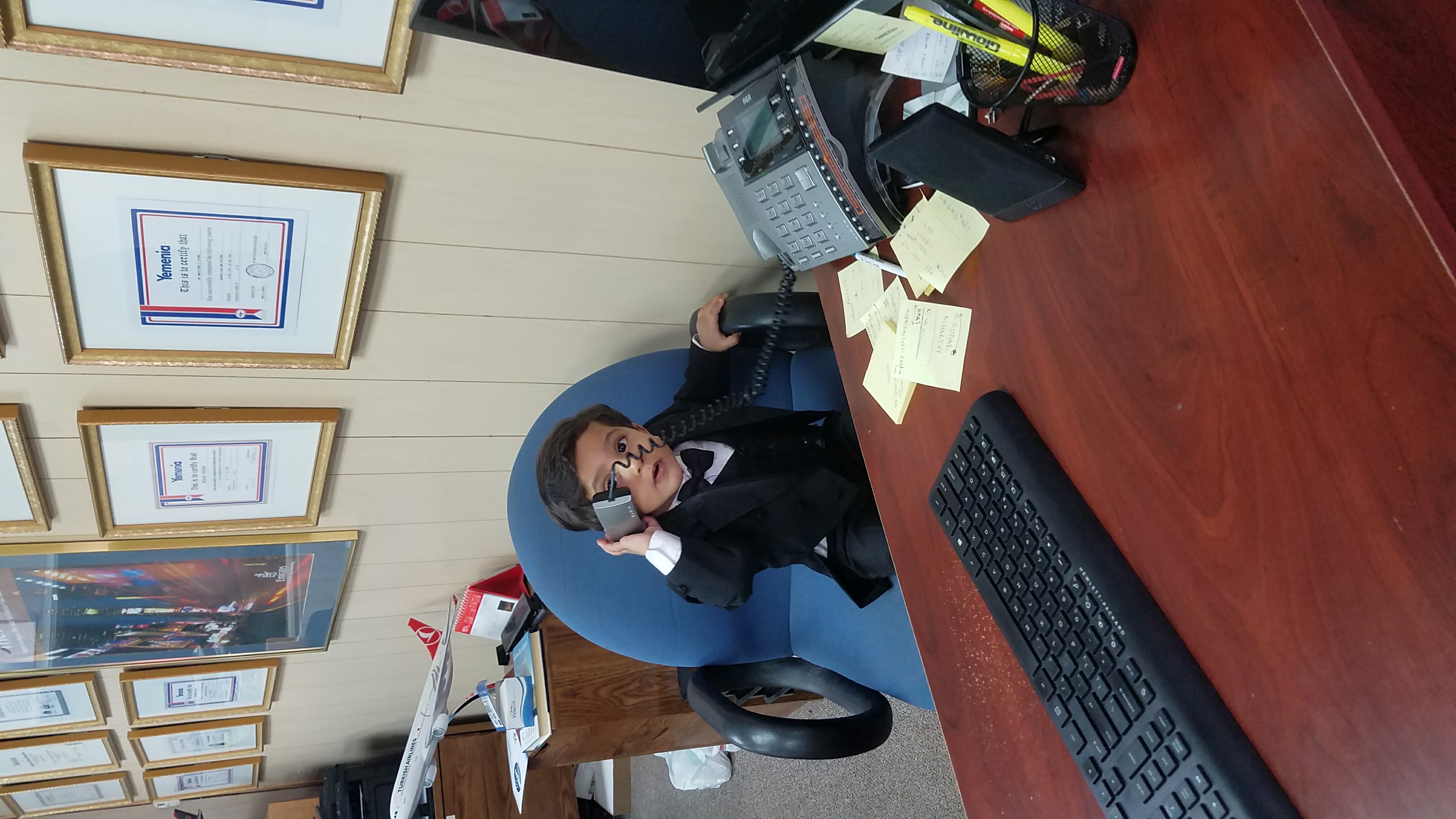 Ali Ghames at Skyview Travel Agency original office on Joseph Campau